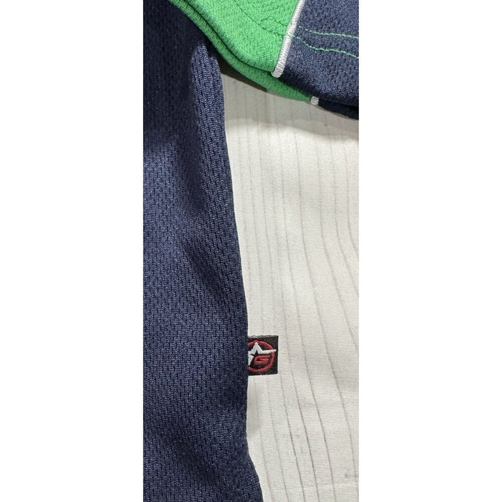 Hockey Jersey Size S Blue Green Boys Embroidered LIKE NEW Puck Sticks Dragons - Picture 5 of 10